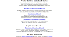 Desktop Screenshot of free-dict.de